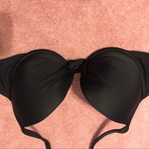 Black bathing suit top